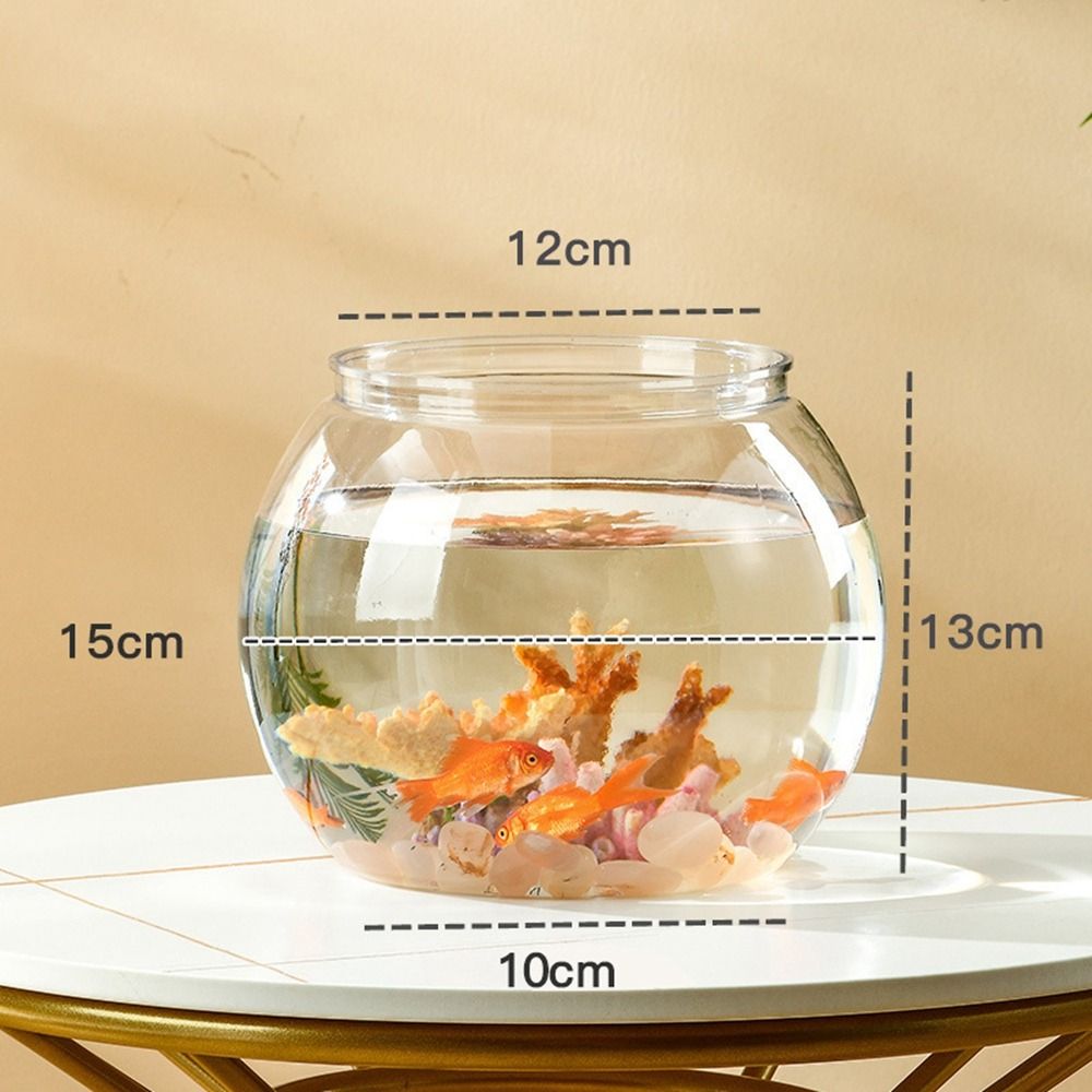 Marine Aquarium Live - Aquário de mesa transparente e redondo