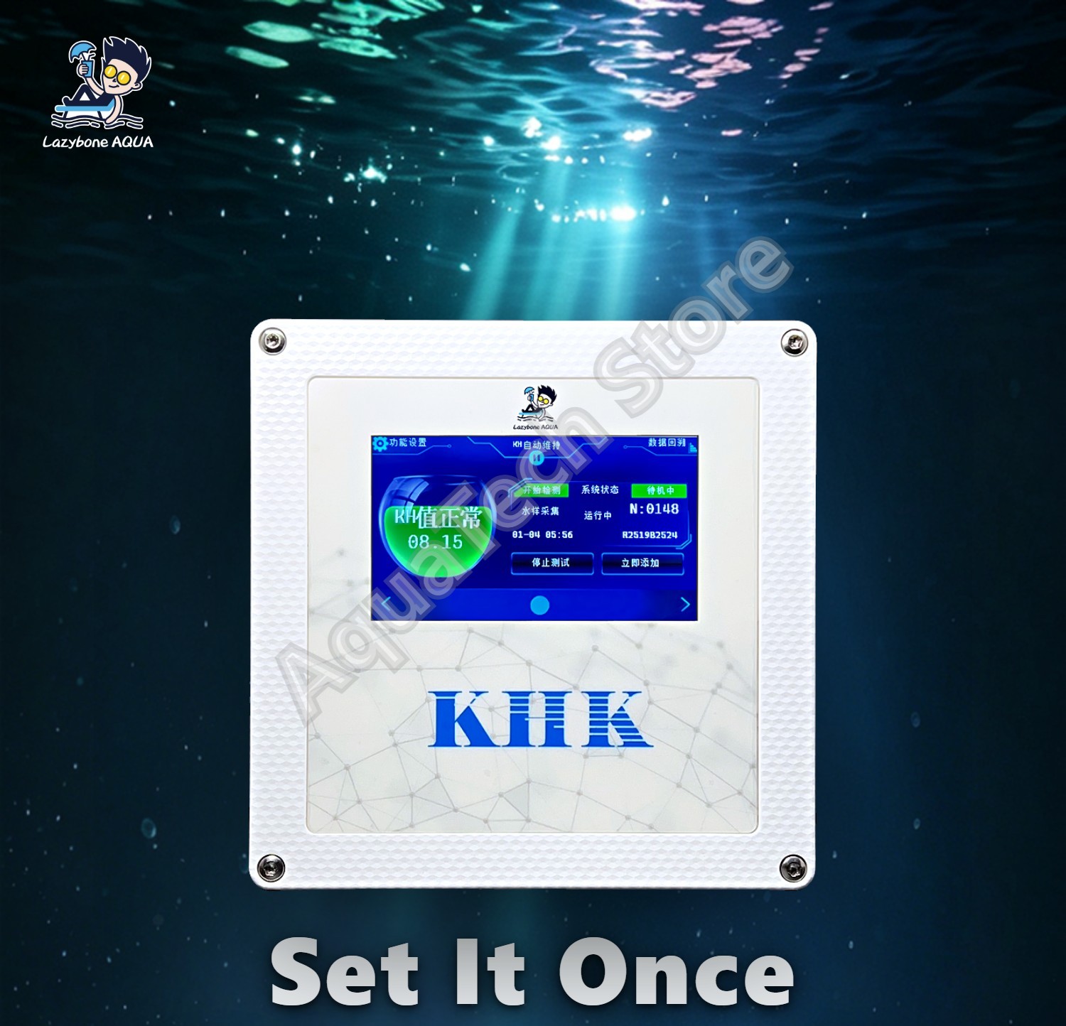 Marine Aquarium Alkalinity - Lazybone KHK KH Auto Maintainer: Testador