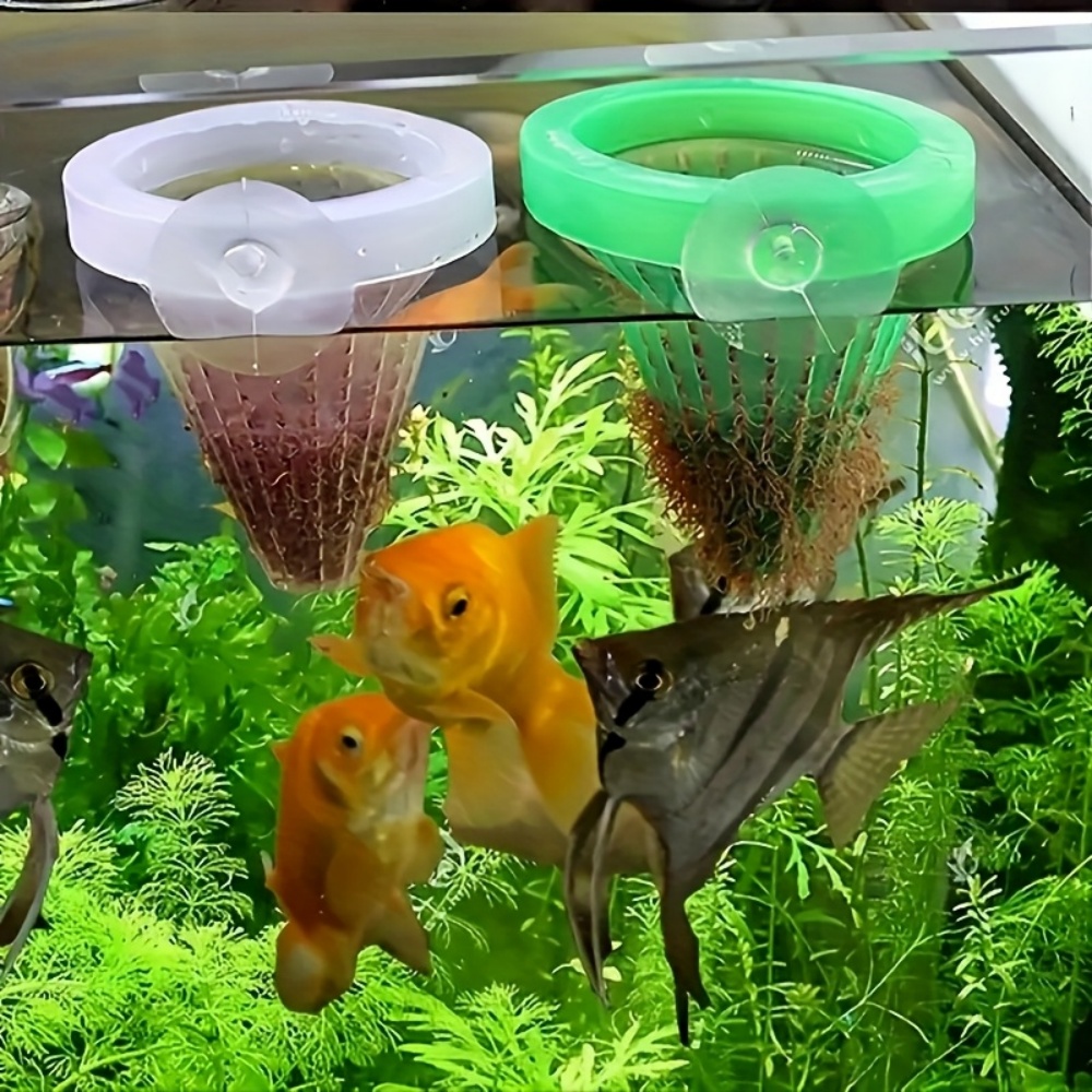 Marine Aquarium Live - 2 Alimentadores Estilo Cesto para Aquário,