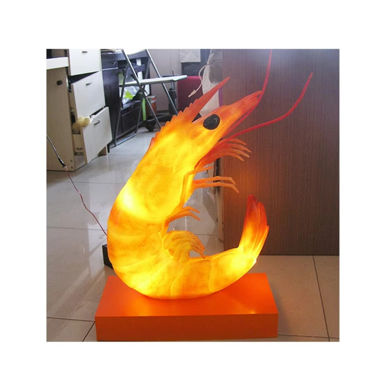 Estátua de Camarão Brilhante e - Marine Aquarium Live avaliação e preço