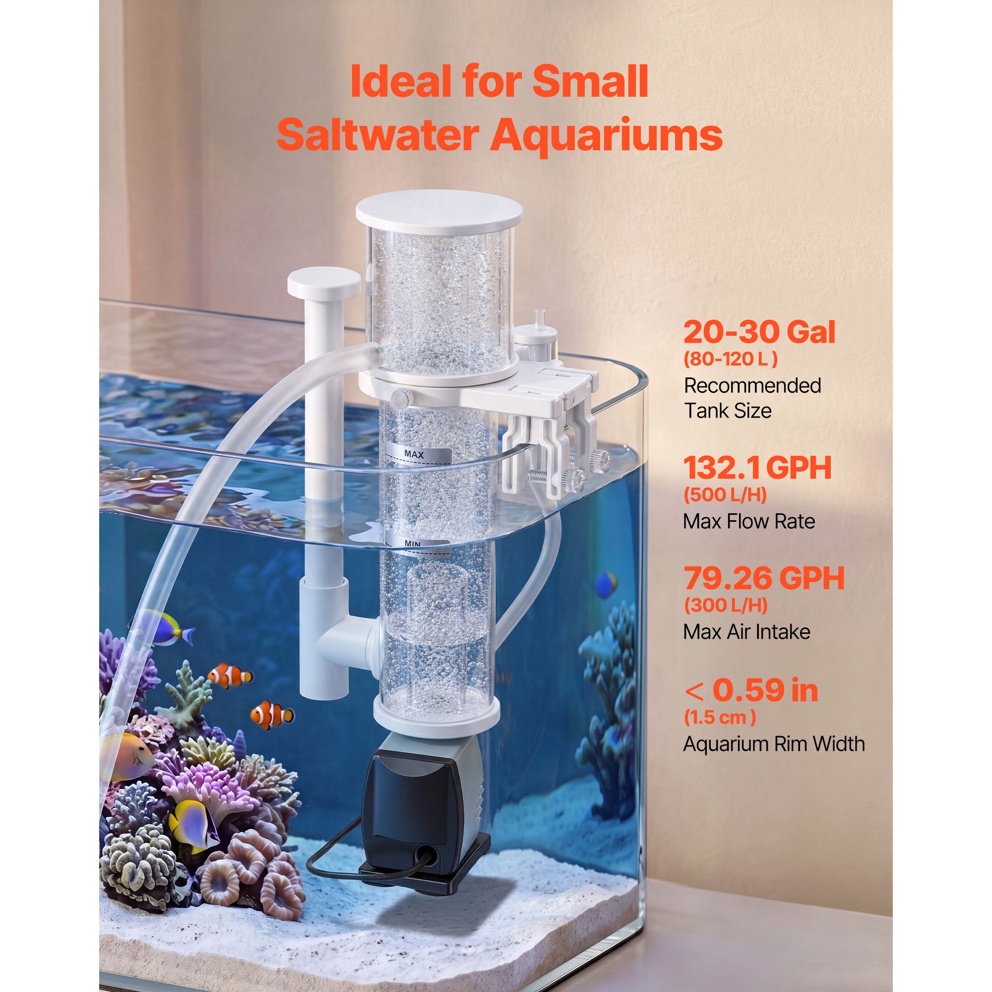 Skimmer de Proteínas para Aquá - Protein Skimmer Hang On avaliação e preço