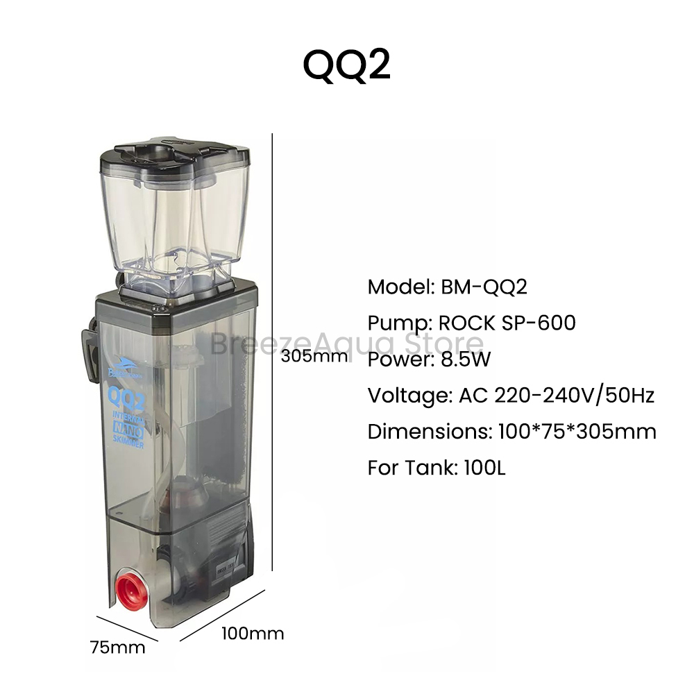 Bubble Magus BM QQ2 Pendurar i - Protein Skimmer Hang On avaliação e preço