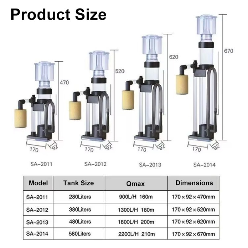 Atacado de Fábrica: Skimmer de - Protein Skimmer Hang On avaliação e preço